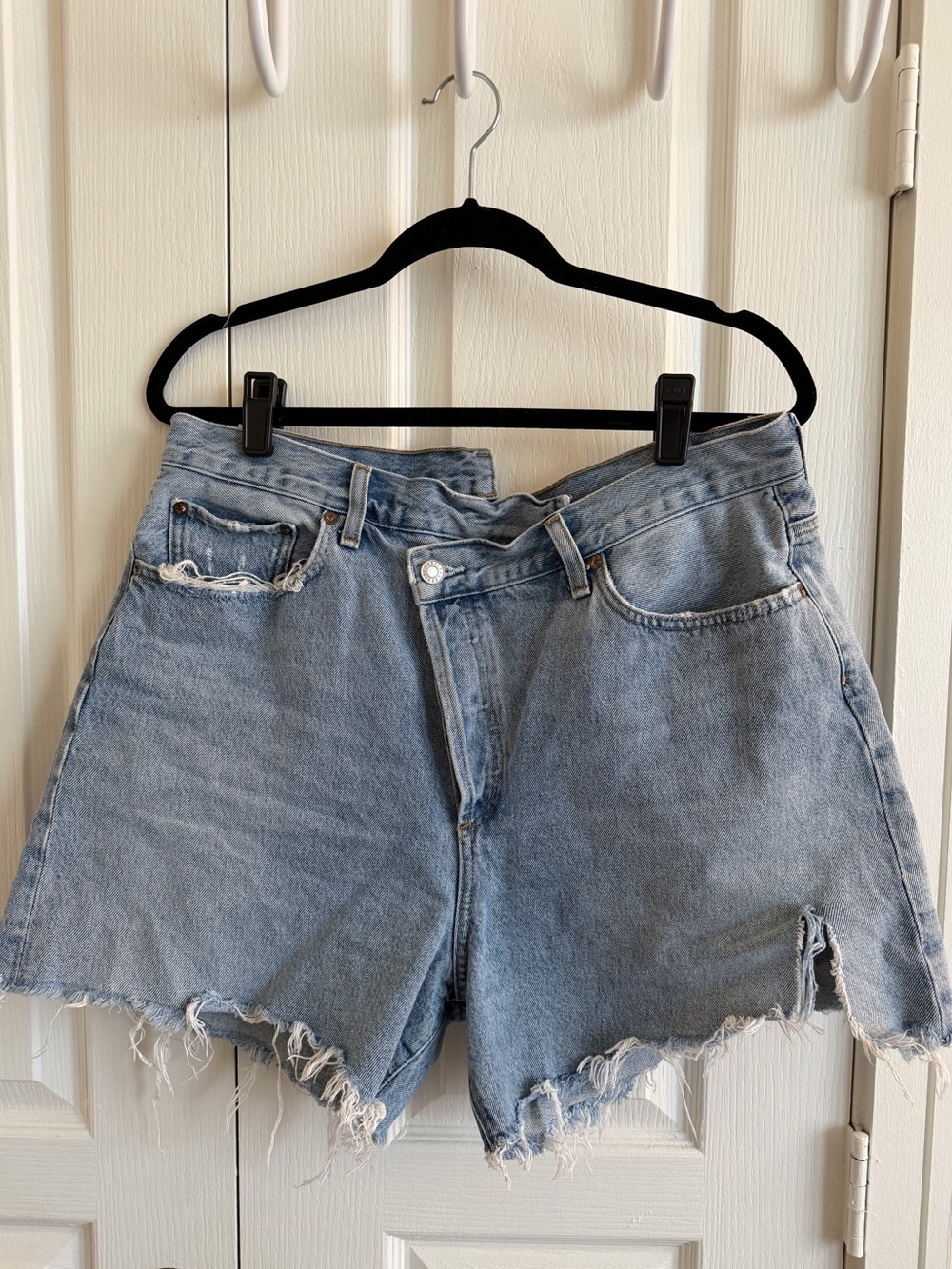 Agolde Criss Cross Shorts
